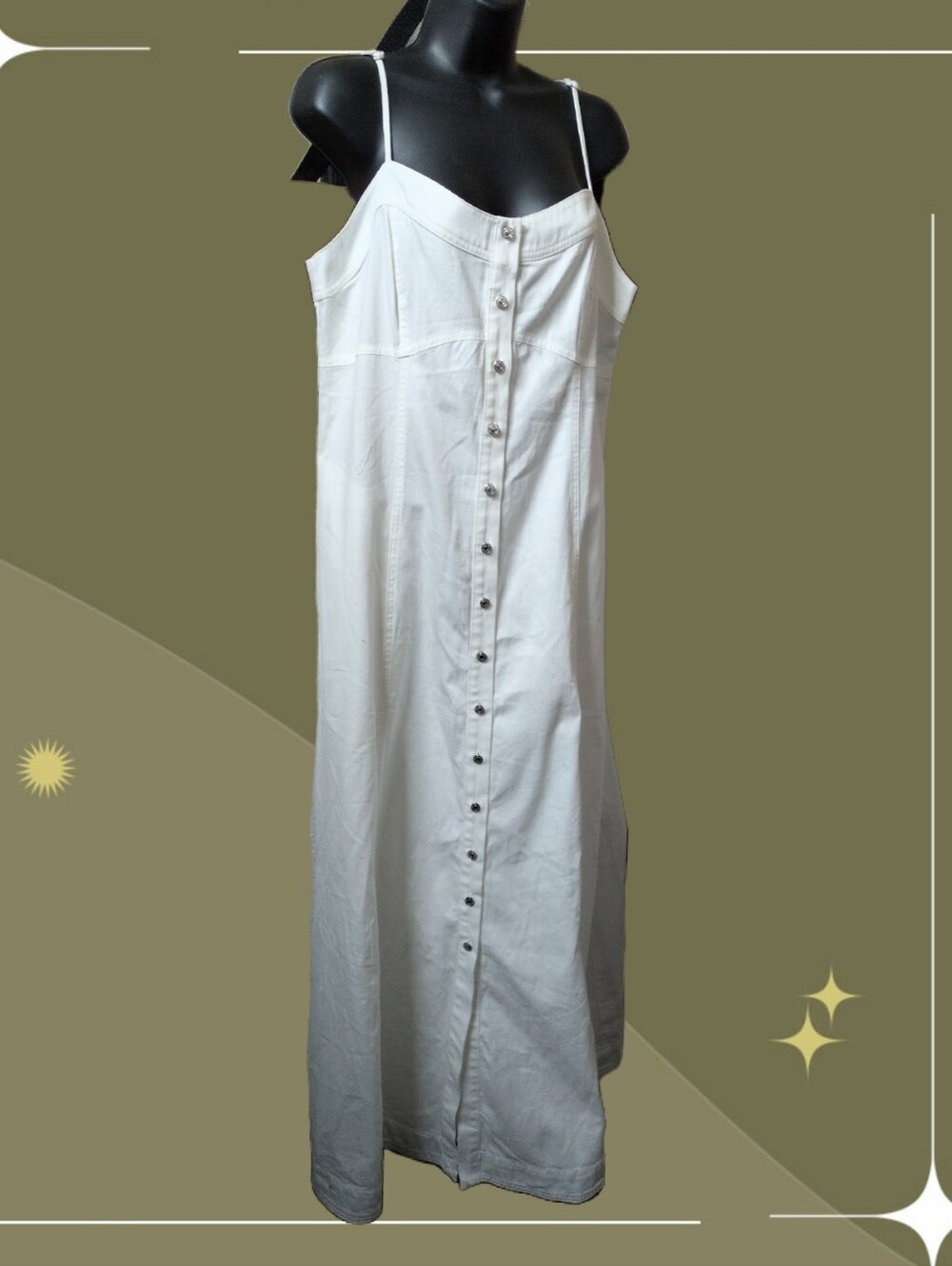 ✨ Nwt Free People Just Jill Cotton Maxi Dress Size XL